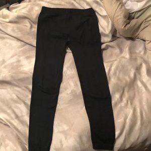 Black Fleece Leggings